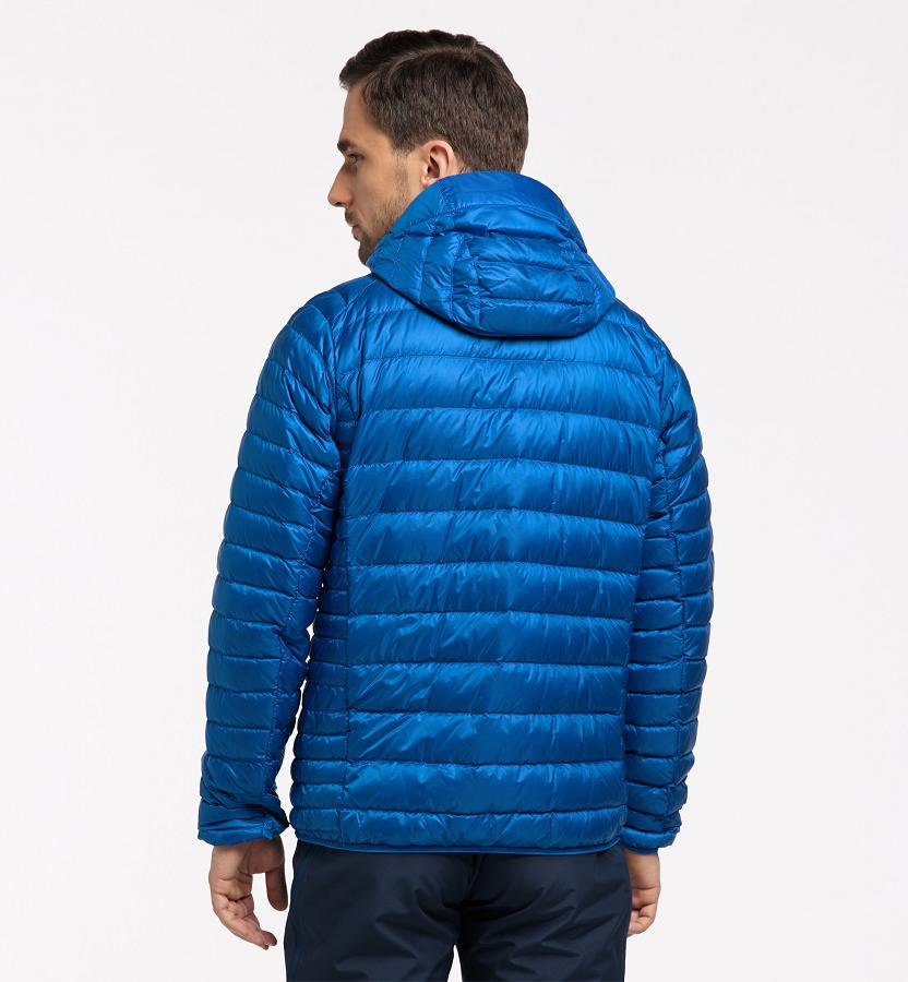 Haglöfs Mens Roc Down Jacket Blue New Zealand 07529LNPD